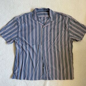 Abercrombie and Fitch men’s short sleeve striped shirt